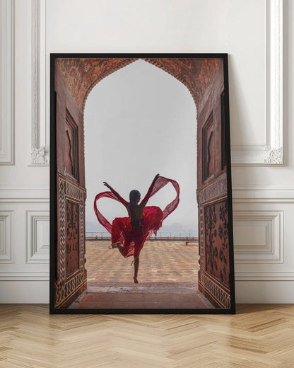Wall art Taj Mahal's Heart Canvas Print
