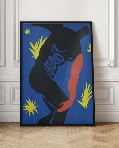 Wall art Cut out paper sport figurine