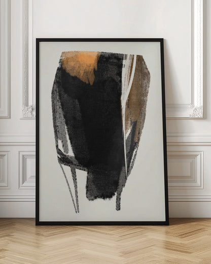 Wall art Black Figure On Neutral Background 2