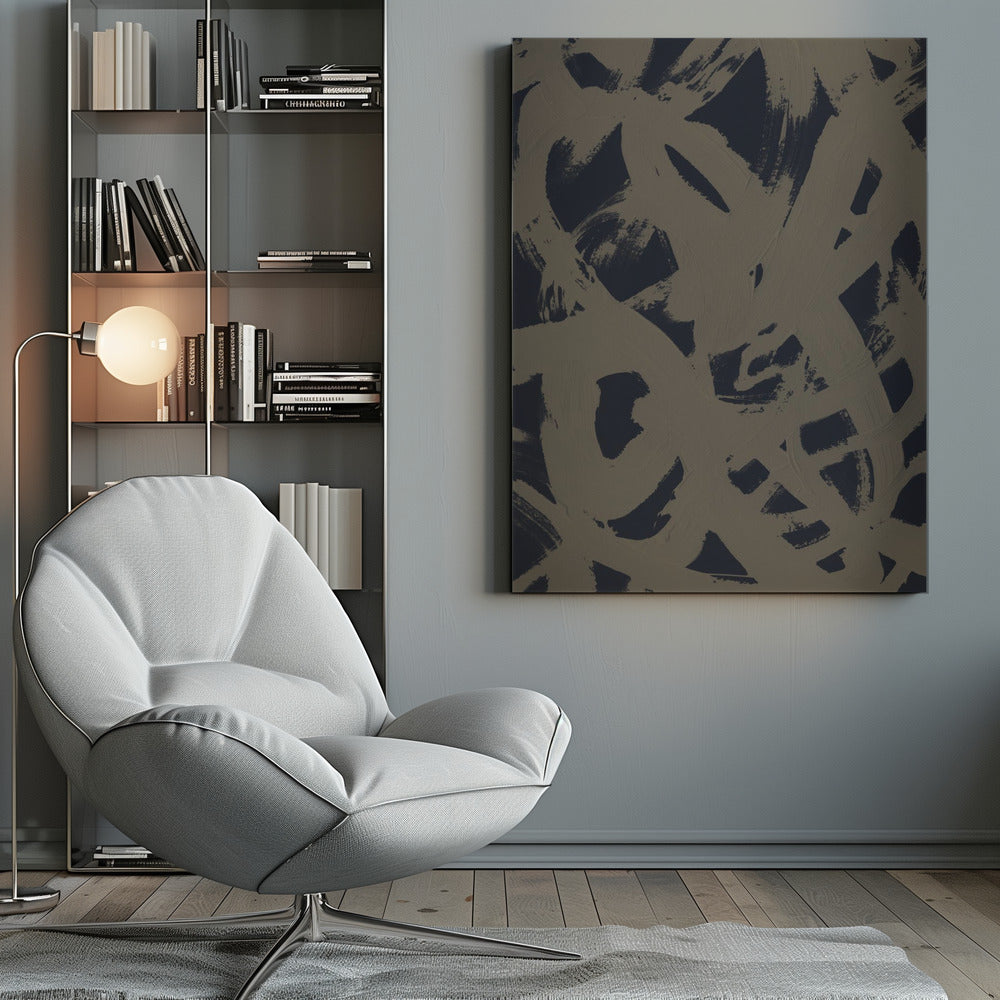 Wall art Abstract Brush Strokes 399Y
