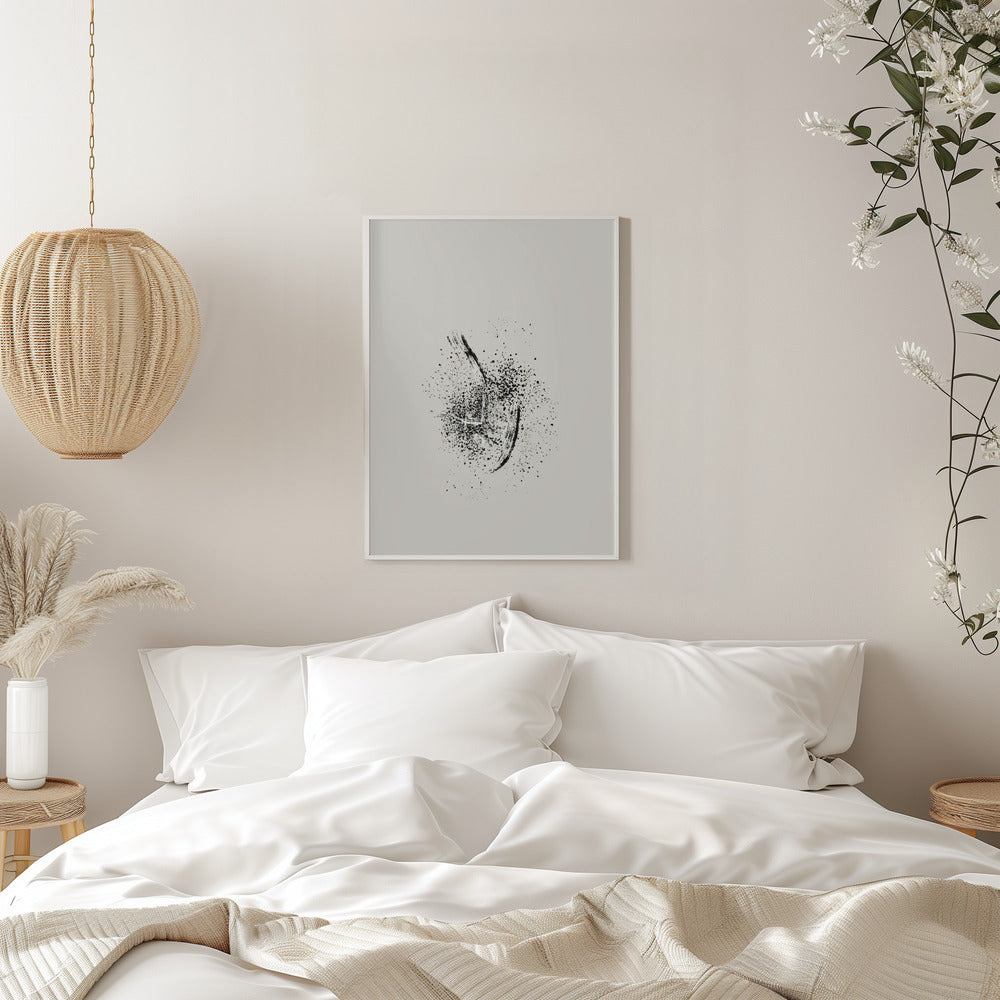 Wall art Brush splatters #2
