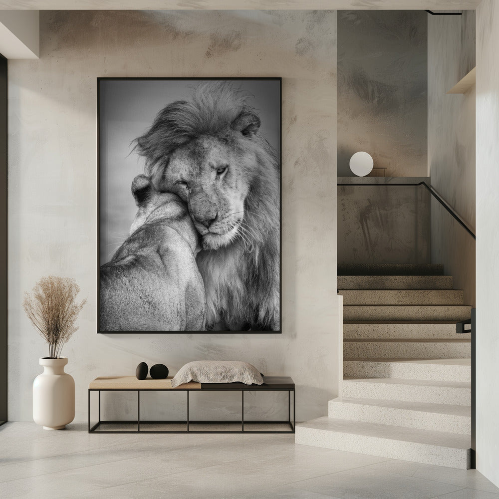 Wall art African Love! Canvas Print