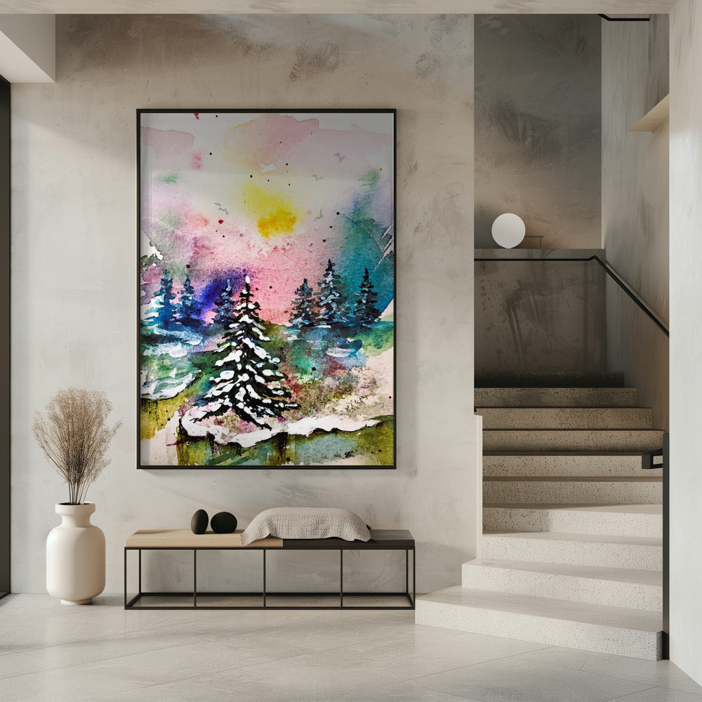 Wall art Winter 9 Canvas Print