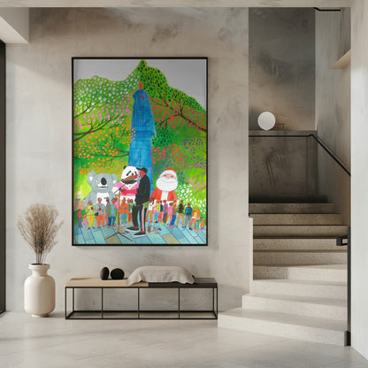 Wall art Street Concert Canvas Print