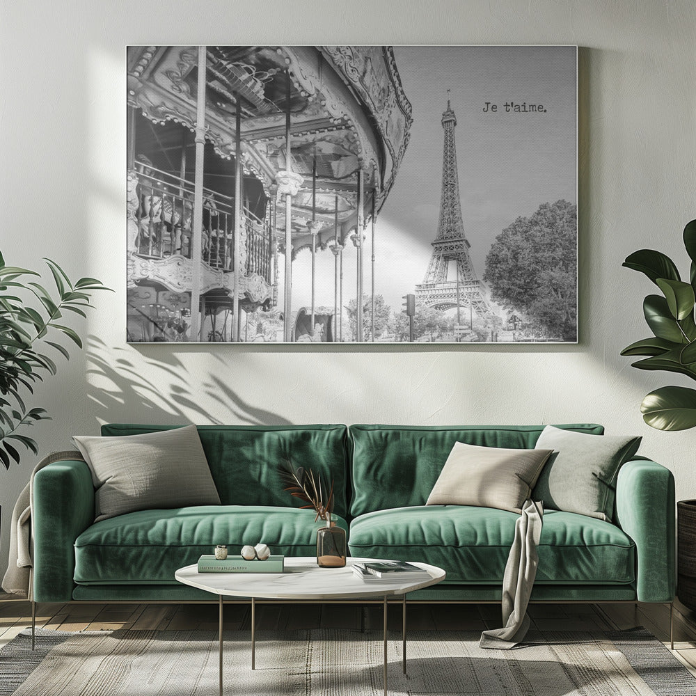 Wall art Je t’aime - Paris