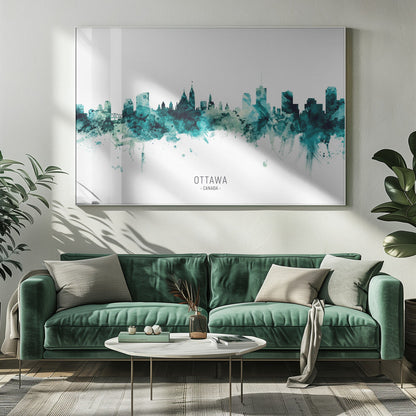 Wall art Ottawa Canada Skyline