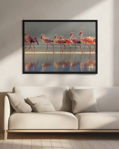 Wall art Flamingo Landscape