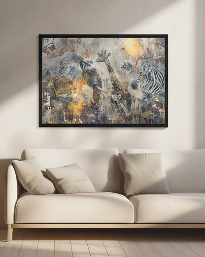 Wall art African Art Illustration Wallart 114