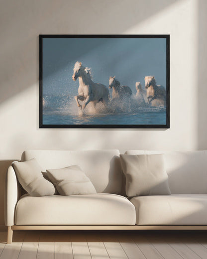 Wall art Angels of Camargue. Horse