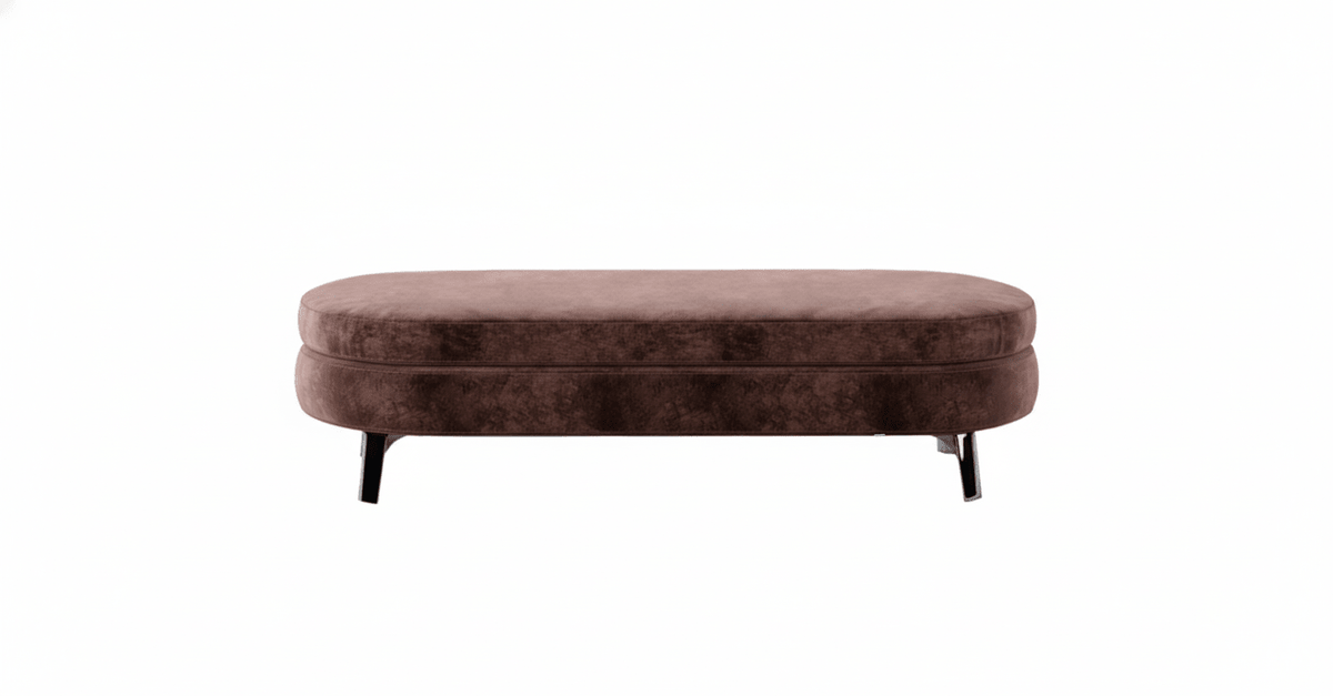 Plush Oval Bench