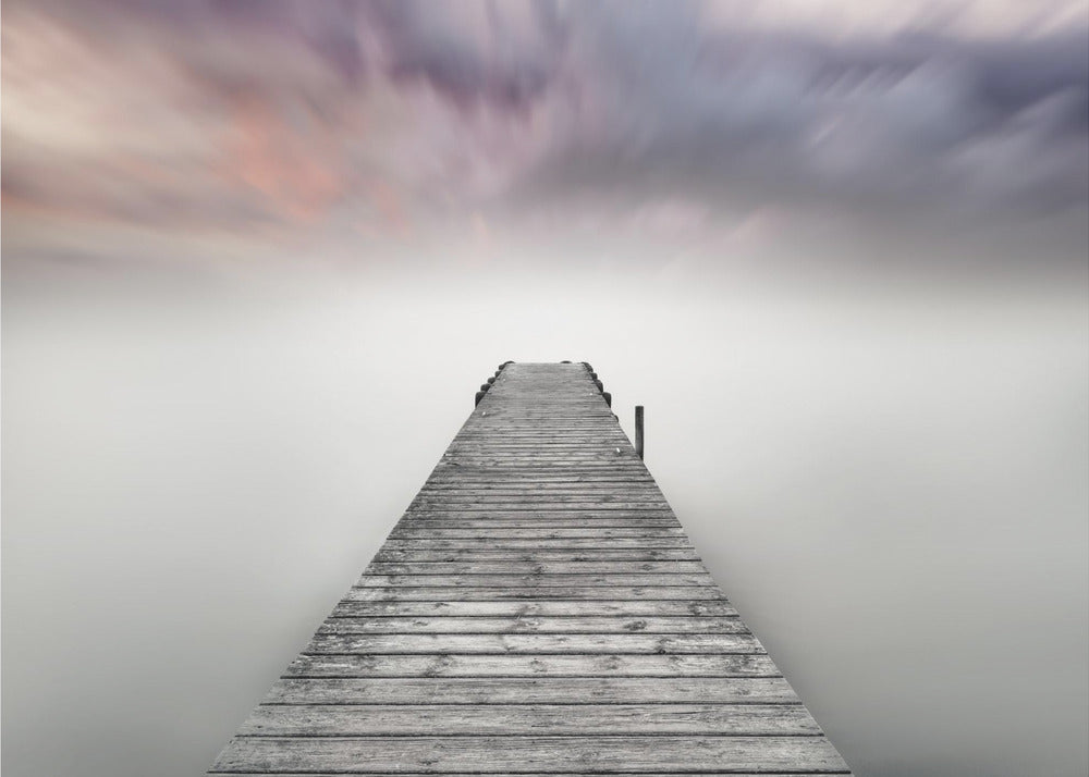 Quay Pier in Fog
