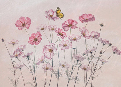 Wall Art Cosmos and Butterfly
