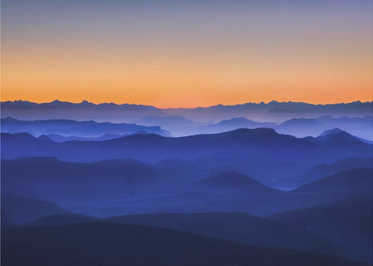 Wall art Misty Mountains