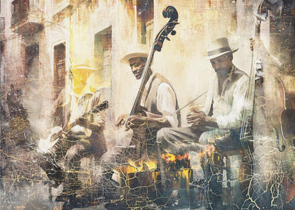 Wall art Music Art Illustration 11 Jazz Band
