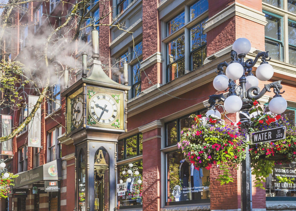Wall art Historic Gastown Steam Clock in Vancouver