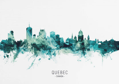 Wall art Quebec Canada Skyline