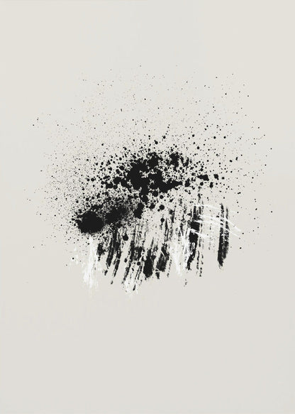 Wall art Brush splatters #3