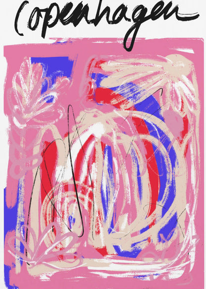 Wall art Copenhagenabstract5 Size24x36