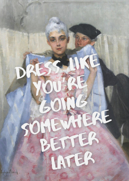 Wall art Dress for Success