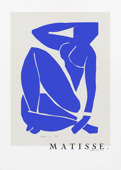 Wall art Nudo Blu III 1952 Boarder