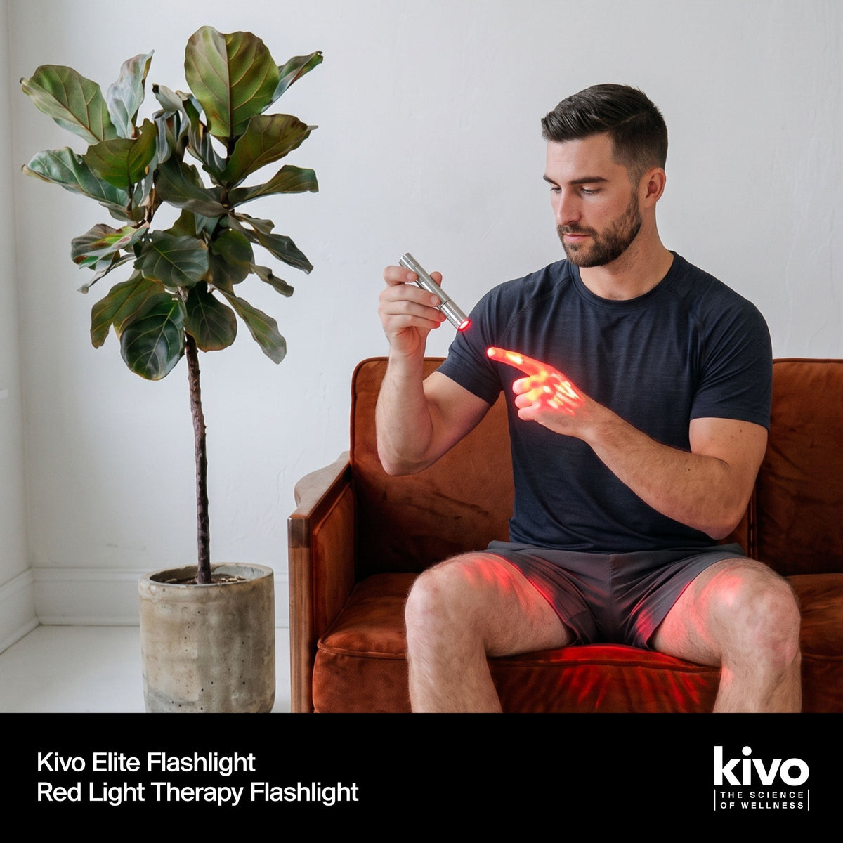 Kivo Elite Red Light Therapy Flashlight