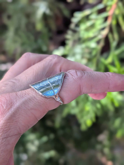 Beech Ring – Sterling Silver Botanical Statement Ring