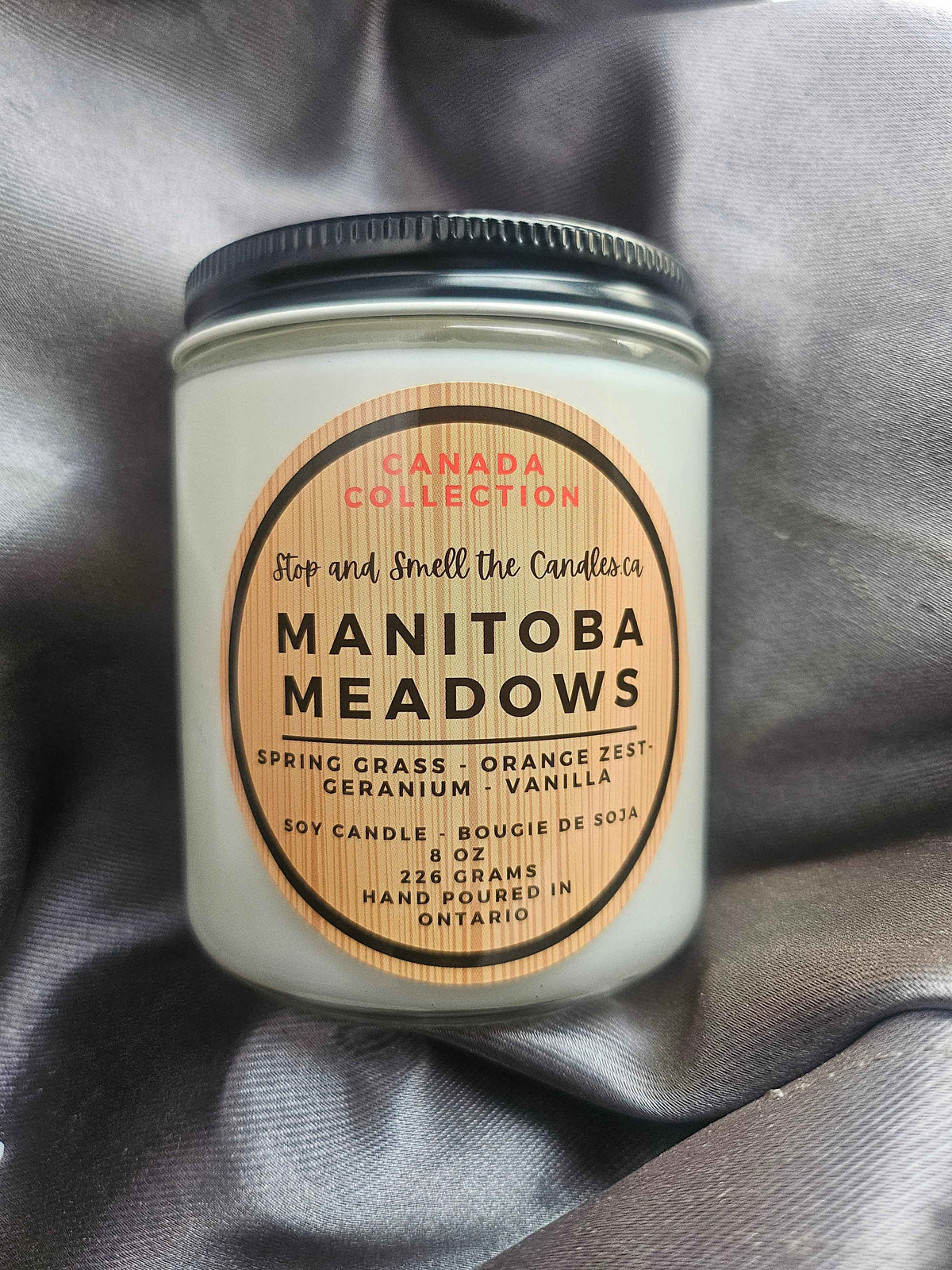 Manitoba Meadows 8oz soy candle