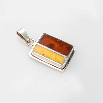 Daybreak Pendant | Sterling Silver Baltic Amber | Tears of the Sun