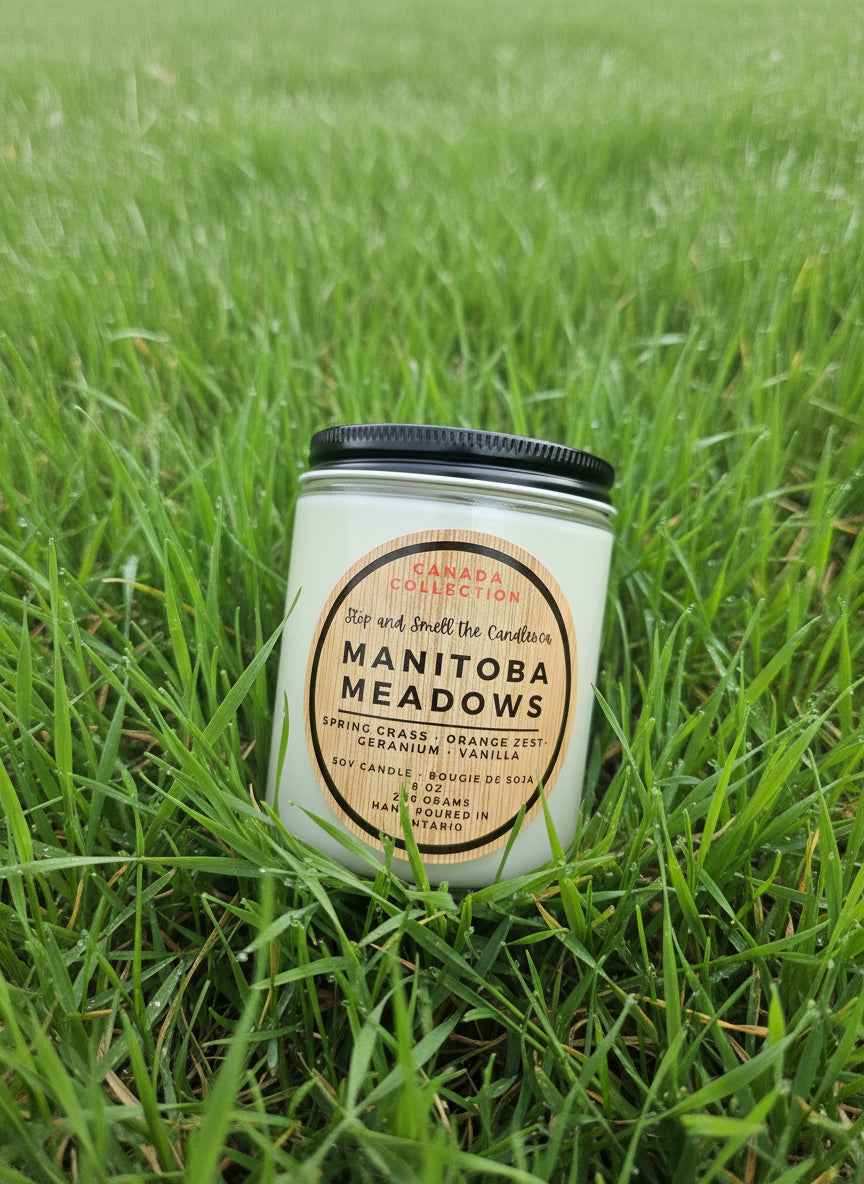 Manitoba Meadows 8oz soy candle
