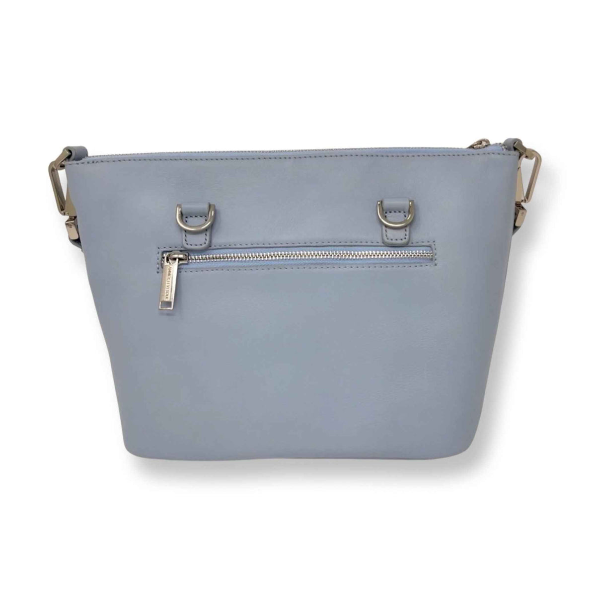 Sac à Main en Cuir Bleu Poudre, 2-en-1 | Lina