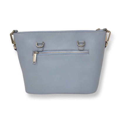 Sac à Main en Cuir Bleu Poudre, 2-en-1 | Lina