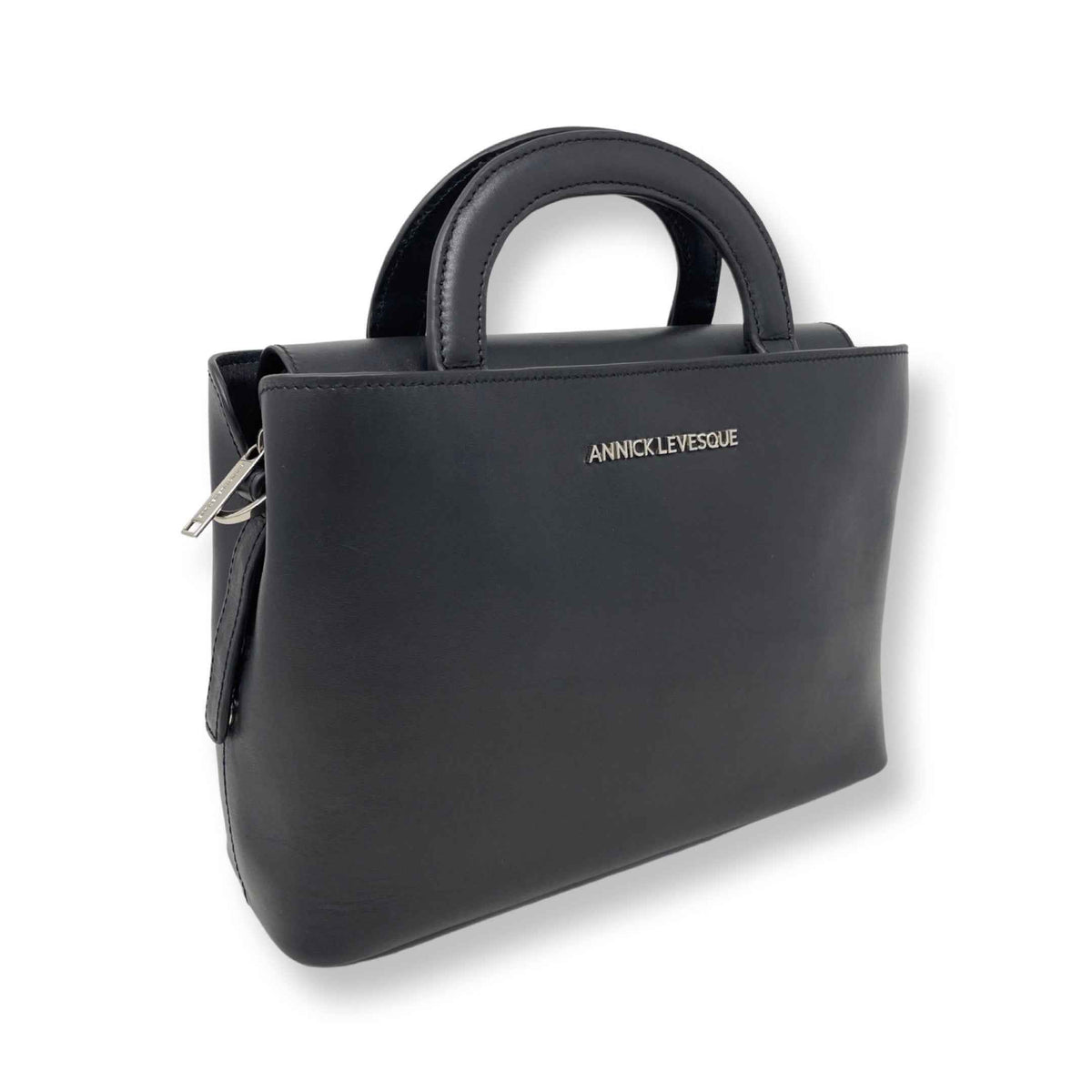 Sac à main deux en un, noir - Clarence Moyen