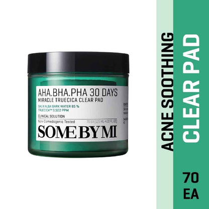 SOME BY MI AHA BHA PHA 30 Days Miracle Truecica Clear Pad 125ml / 70pads
