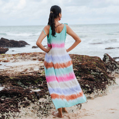 Stripey Dress - Rainbow