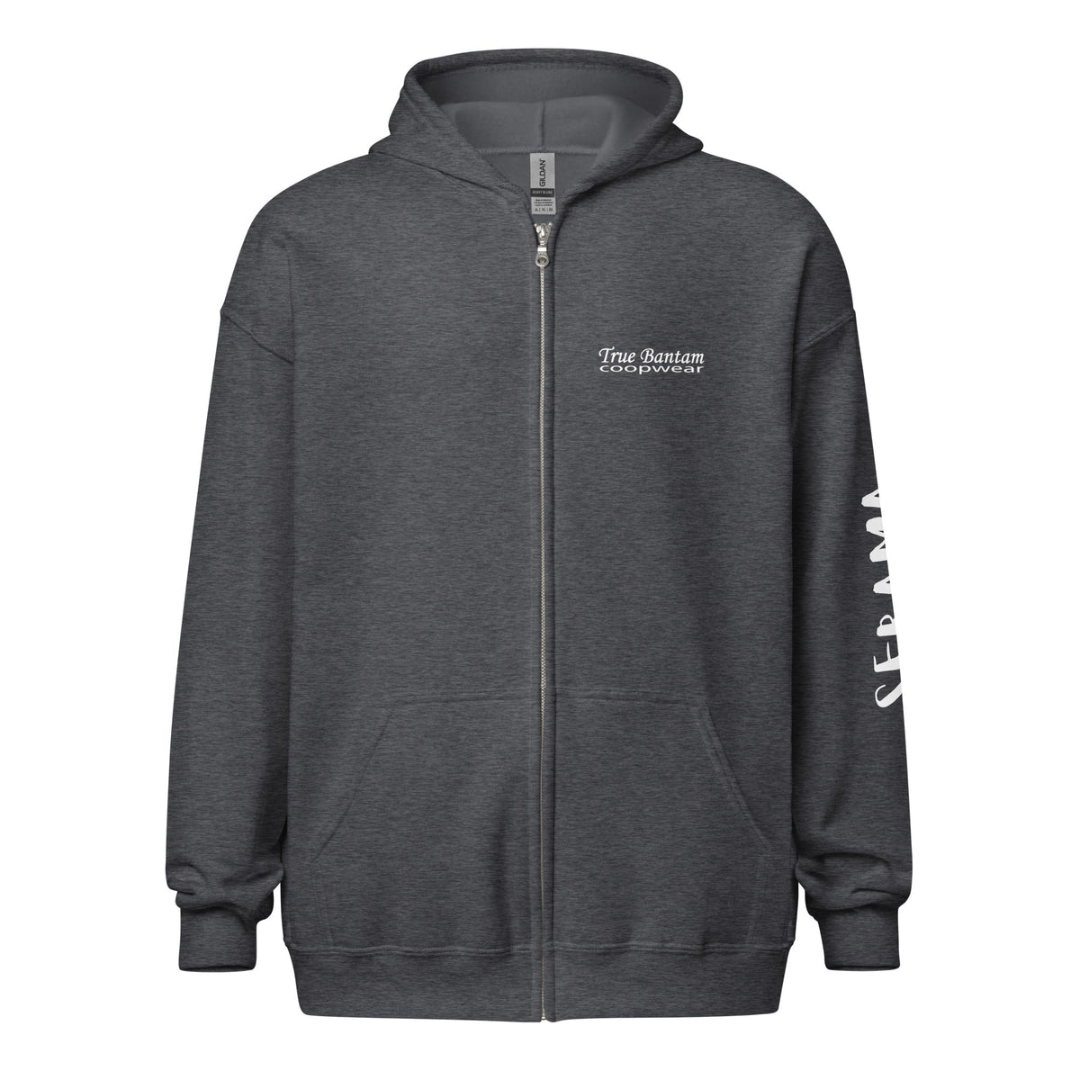 Serama Unisex heavy blend zip bunny hug (hoodie)