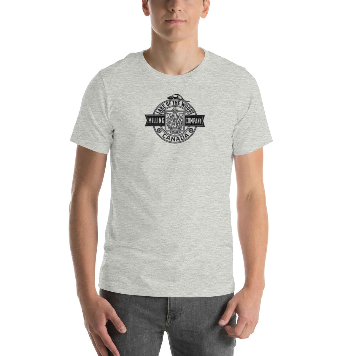 Retro Lake of the Woods Milling Company Unisex t-shirt
