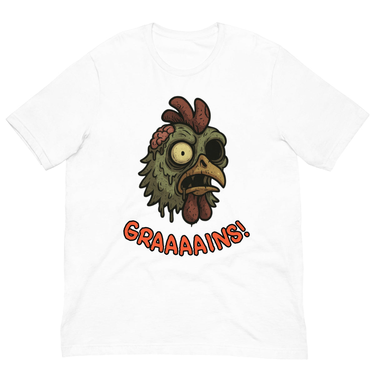 Halloween Zombie Chicken Unisex t-shirt