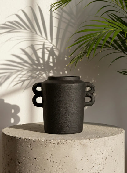 Vase Hercules - Noir antique