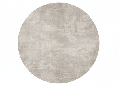Wabi-Sabi Natural Tone Circular Wool Carpet